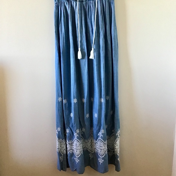 Desigual Innocense Maxi Dress With Embroidery - Picture 4 of 9